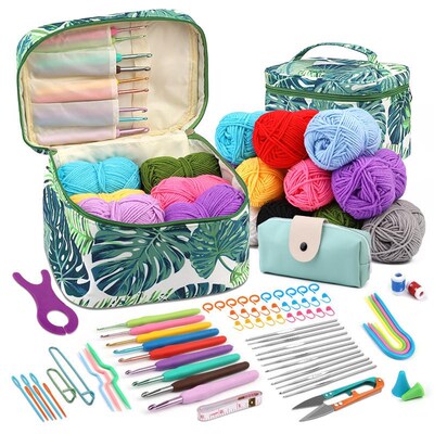 Cotton Yarn Thread Ball For Crochet Knit Hook Sets Hand Knit