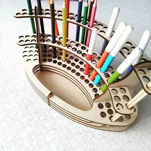 Paint Brush Holder Holes Wooden Paint Brush Holder Stand Des
