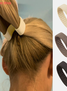 Woman Ponytail Holder Hair Tie Foldable Hair scrunchies Sili