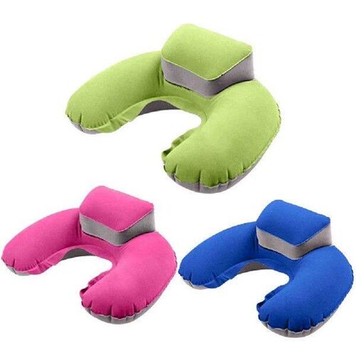 Foldable U-shaped Neck Support Pillow Inflatable Cushion
