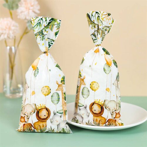 Animal Candy Bags Jungle Safari Theme Cookie Bags Birthday P