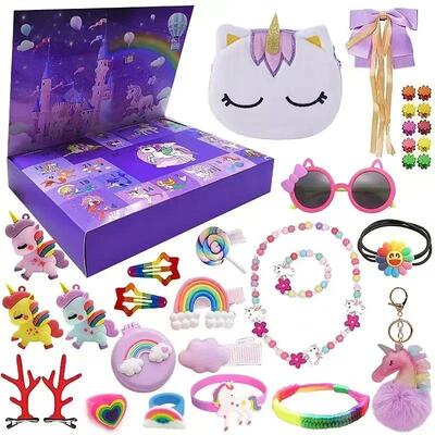 2024 Christmas Advent Calendar Gift Box for Girl Kids DIY Je