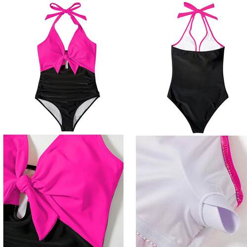 One Piece Swimsuit Women Summer Swimwear Push Up Plus Size L