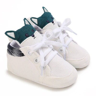 Cartoon Baby Shoe Boy Girl Baby Cute Animal Face Casual Flat
