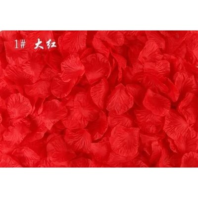 Rose petals wedding flower simulation scattering flowers花瓣
