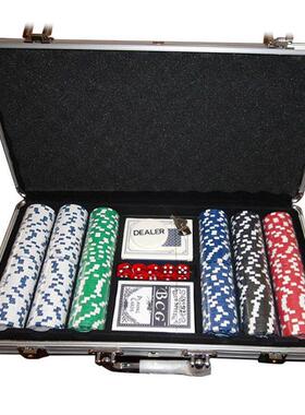 Texas Holdem Poker Aluminum Case Set Chips Set Chips