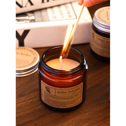 Fragrant Scented Candle glass Jar candles Gifts Fragrance
