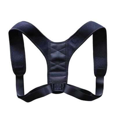 back with correct black hunchback posture orthopaedic