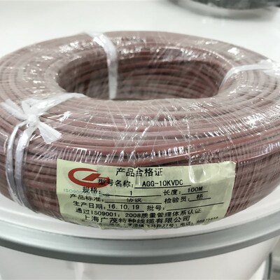 鸿光广茂 硅橡胶柔软耐高温 耐高压10KV 打火线 1mm平方 100m