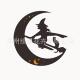 Flying cat挂牌 Witch the 跨境爆款 with over moon 万圣节挂饰
