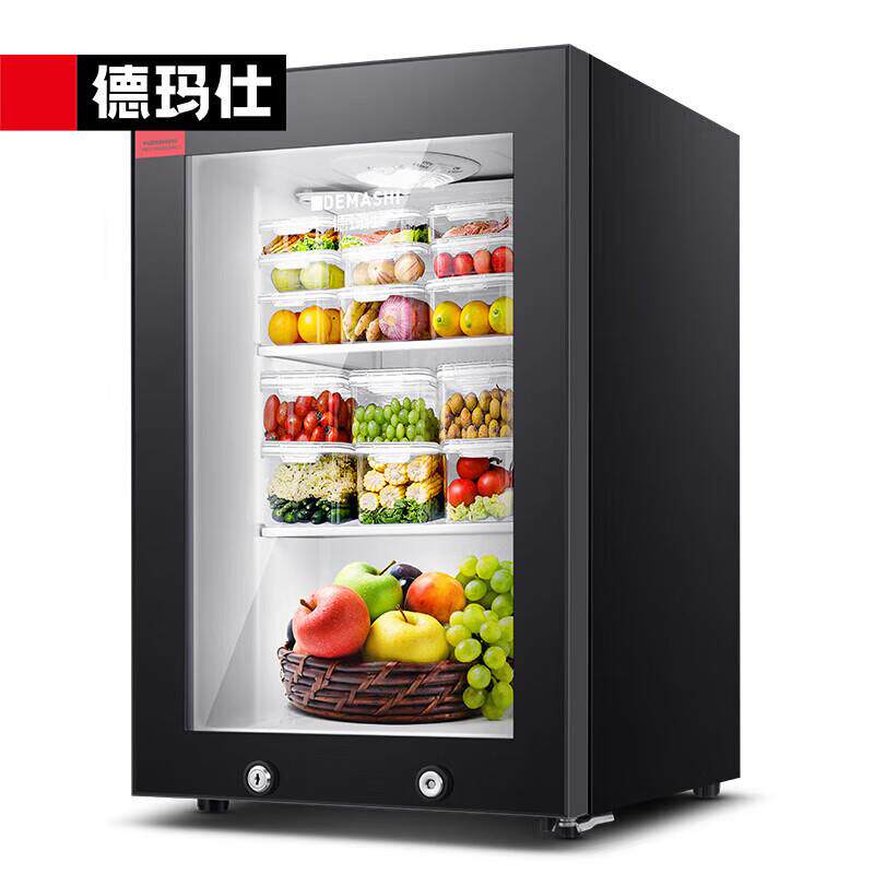 德玛仕 冷藏展示柜学校幼儿园食堂留样柜带锁果蔬保鲜柜 LG-60YL