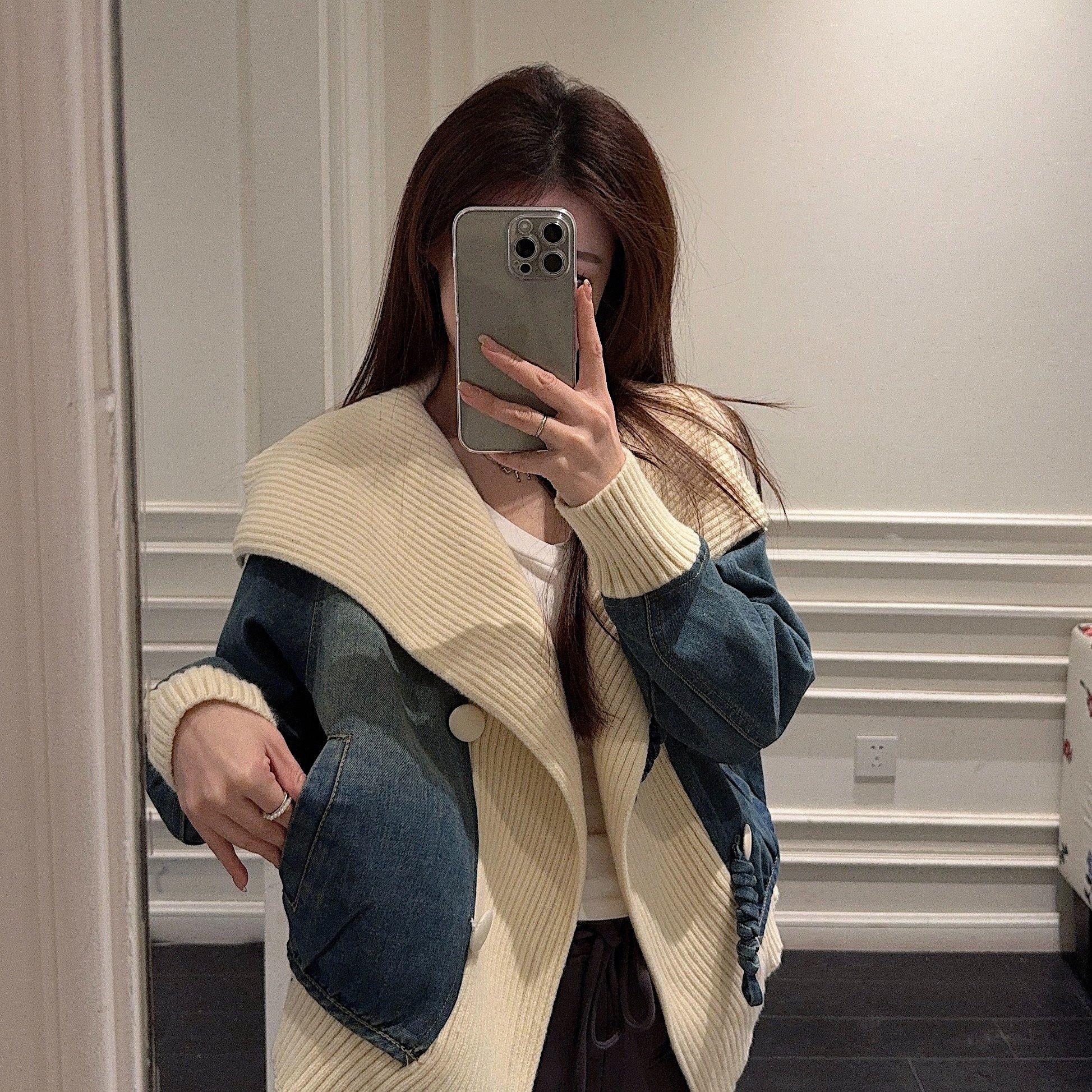 实拍实价 早秋小香风拼接牛仔外套阔腿裤套装春秋休闲运动两件套,女装/女士精品,其它制服/套装,淘宝优惠券,粉丝福利购,淘宝优惠卷