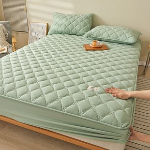 大豆纤维夹棉床笠床罩2米x2米四季通用单人1x200一米190大床90