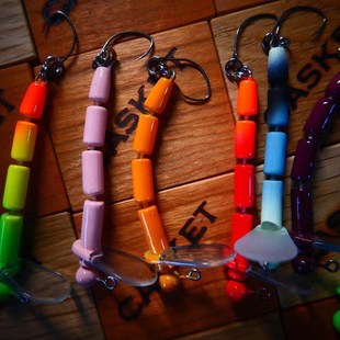 DIW鳟鱼多节鱼 虫型摇摆路亚饵鳟枝2毫米 1.2克山女鳟缓沉