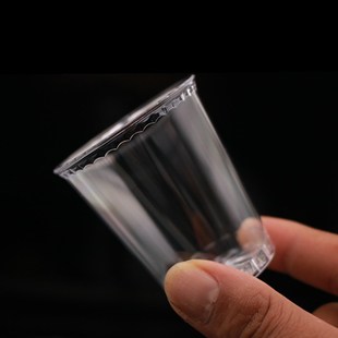 硬杯一次性杯子航空杯加厚加硬塑杯小号试饮品尝杯饮酒杯家用