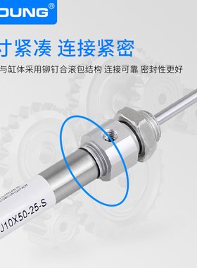 行程可调迷你气缸MIJX75--S出不锈钢迷你气缸MIDX-S