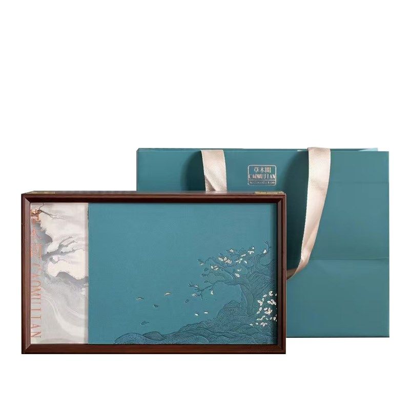 新款茶叶包装盒普洱茶福鼎白茶贡眉散茶高档通用茶叶礼盒空盒定制