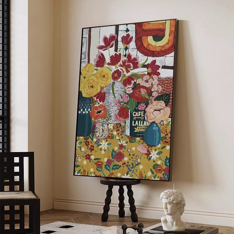 美拉德玄关过道挂画油画客厅沙发背景墙装饰画高级感桌面摆画壁画,家居饰品,现代装饰画,淘宝优惠券,粉丝福利购,淘宝优惠卷