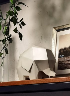 White Design--Z Design创意大象树脂摆件家居客厅卧室办公装饰