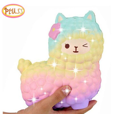 jumbo sheep alpaca squishy cute galaxy slow rising animal sq