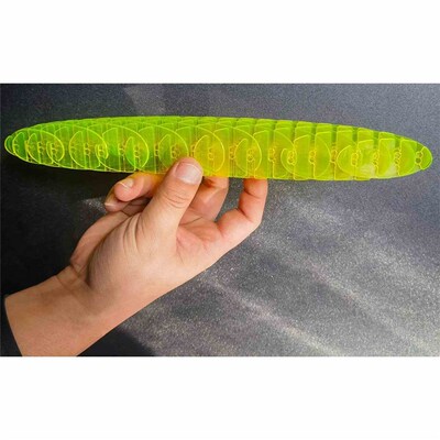 12cm Green Worm Big Fidget Toy Stress Relief Toys Morphing W