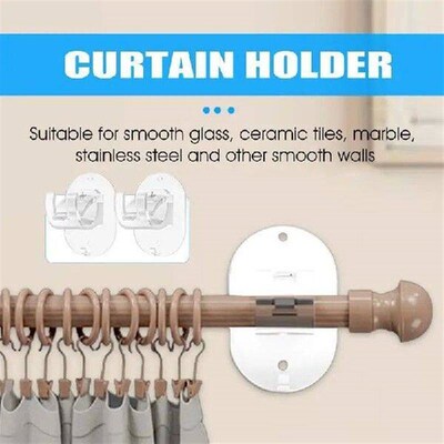 Curtains Brackets For Curtains Rod 2PCS Curtains Brackets