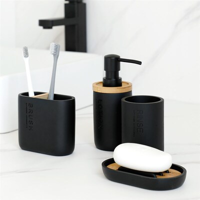 Bathroom Accessories Soap Lotion Dispenser Toothbrush Holder