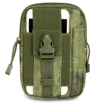 Molle Tactical Waist Pouch Fanny Pack Bag Men's Outdoor