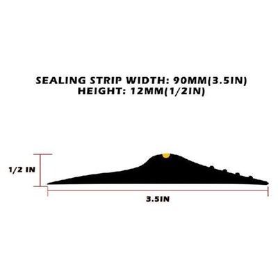 AB08-Universal Garage Door Bottom Threshold Seal Strip