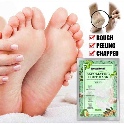 201910pair Exfoliating Foot Mask Pedicure Socks Scrub for Fe