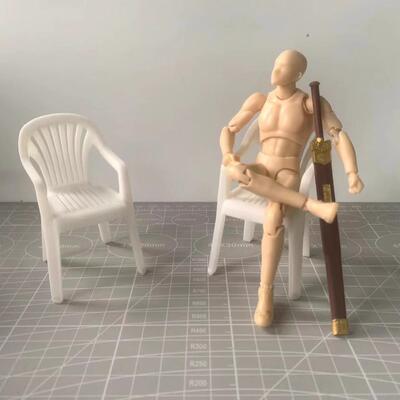 大排档椅子 鬼泣1/12维吉尔椅子devil may cry维吉尔 尼禄模型