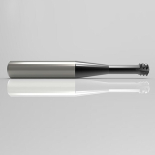 2度高硬三牙微小径螺纹铣刀钨钢合金钢铝专用铣牙刀M1.2M1.M1.