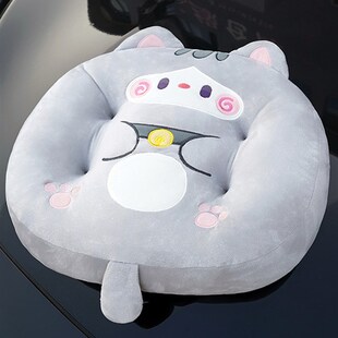 卡通汽车腰靠车载护腰靠枕办公室腰垫靠垫可爱车内座椅靠背垫女生