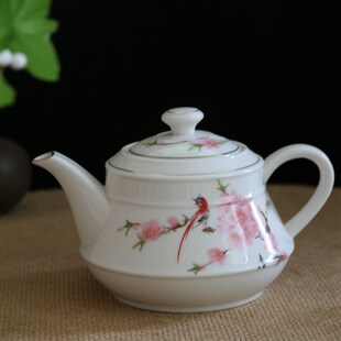 陶瓷茶壶大码带滤网过滤壶家用单壶功夫茶具泡茶壶00ml大容量