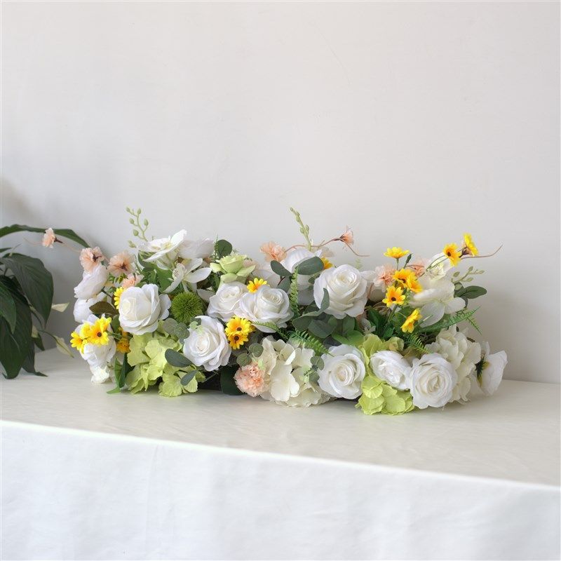 会议室桌花高档商务酒店圆餐桌花前台装饰签到台摆件仿真花桌面花,家居饰品,餐桌花艺,淘宝优惠券,粉丝福利购,淘宝优惠卷