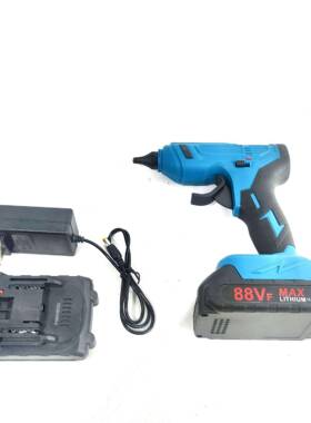 锂电电热熔胶枪充大式自套装热熔胶64006枪号锂电无动线热熔胶枪