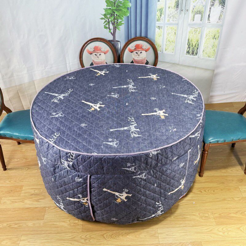圆桌烤火罩加厚棉圆桌取暖桌布木圆桌烤火罩子电炉圆桌棉布桌罩,居家布艺,烤火罩,淘宝优惠券,粉丝福利购,淘宝优惠卷