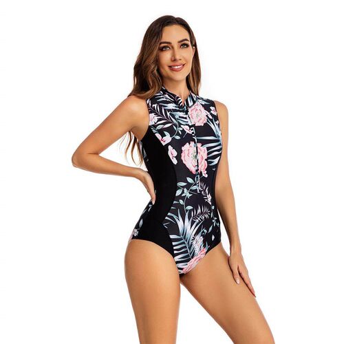 One piece sleeveless vest, surfing suit, sun protection