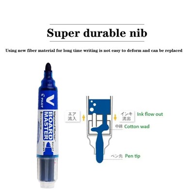 Pilot Whiteboard Marker 2.3mm Erasable Refillable Liquid Ink