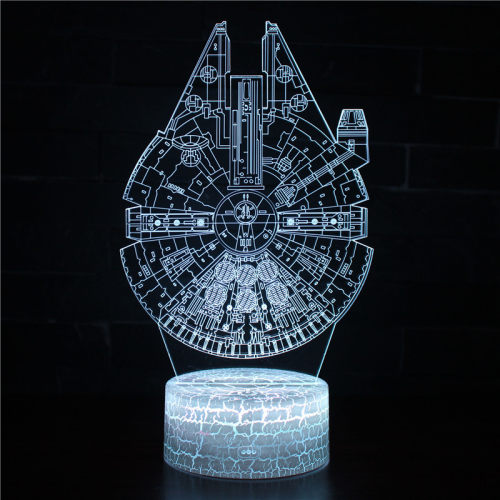 Movie Star Wars 3D夜灯USB LED Lamp Colorful Night Light Gift
