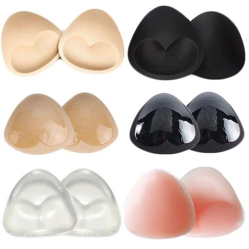Silicone Bra Inserts Breast Pads Sticky Push-up Women Push U
