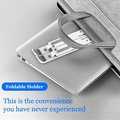 Foldable Laptop Stand Cooling Notebook Bracket Adjustable Er