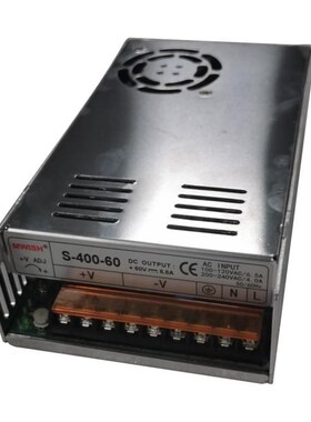 Professional 400W 60V Switching Power Supply S-400-60 6.6A S