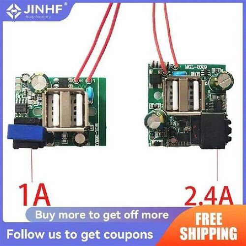 24A 1A Dual USB Output Charing Power Module Circuit Board