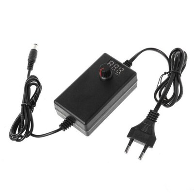 Adjustable Power Supply Adapter AC 100V-240V 50/60Hz to DC 9