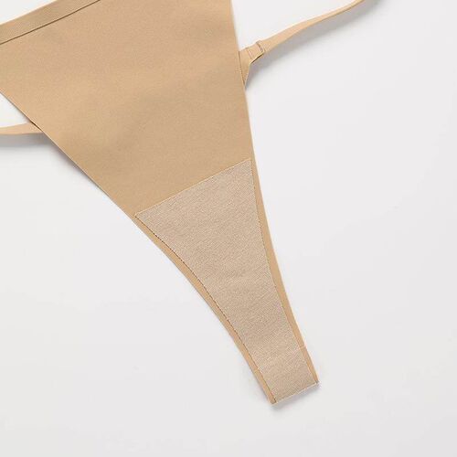 Seamless one-piece crotch breathable underwear with