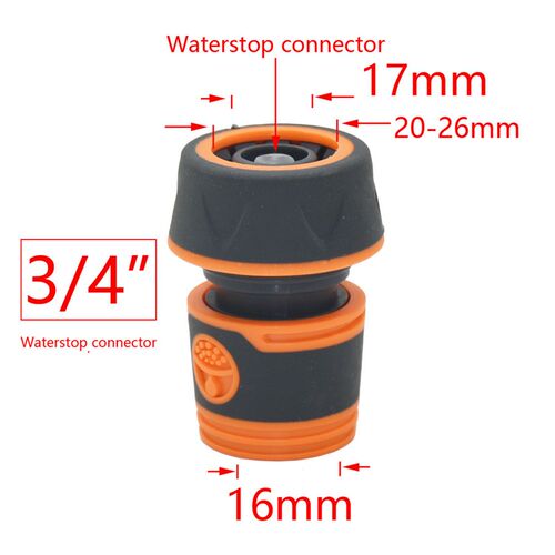 Garden Hose Quick Connector 1/2 3/4 1 Inch Pipe Coupler Stop