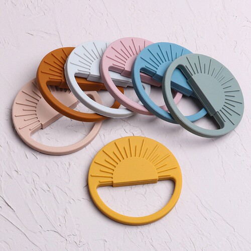 1pc Baby Silicone Teethers Rodent Teething Ring Toddler Newb