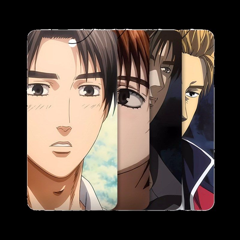 藤原豆腐店人物汽车香片香水车载三合一数据线充电香薰礼盒装