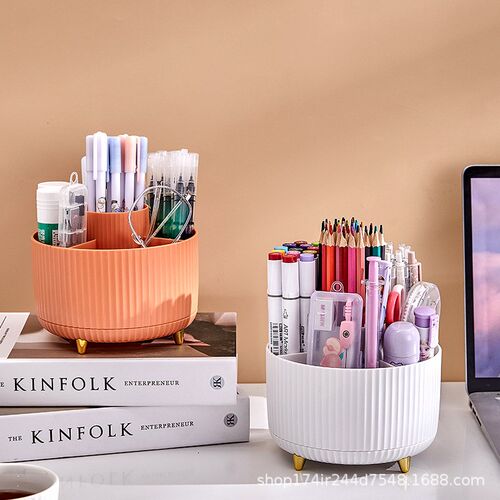 360 Rotating Makeup Desktop Cosmetic Storage Box Organizer L